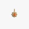 Awe Inspired Pendants 14K Yellow Gold Vermeil / Orange Onyx Aura Pendant