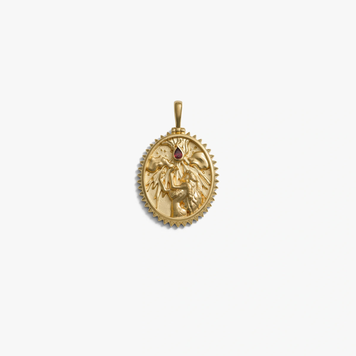 Awe Inspired Pendants 14K Yellow Gold Vermeil Pele Pendant