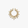 Awe Inspired Pendants 14K Yellow Gold Vermeil Pendant - Sun Standard Halo
