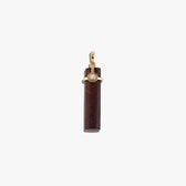 Awe Inspired Pendants 14K Yellow Gold Vermeil Pendant- Touch Wood Meditation