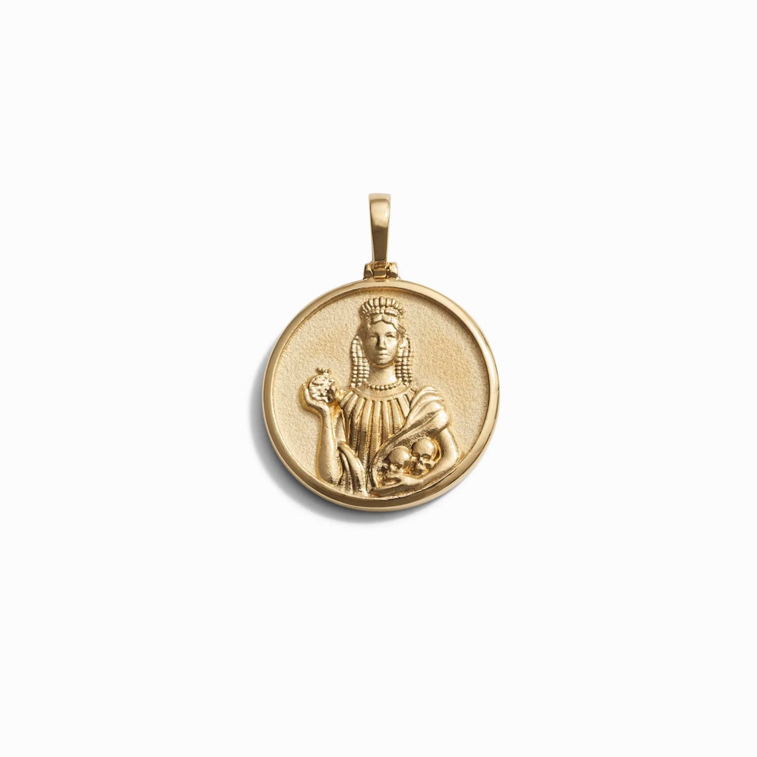 Product image of Awe Inspired Pendants 14K Yellow Gold Vermeil / Persephone Greek Goddess Coin Pendant