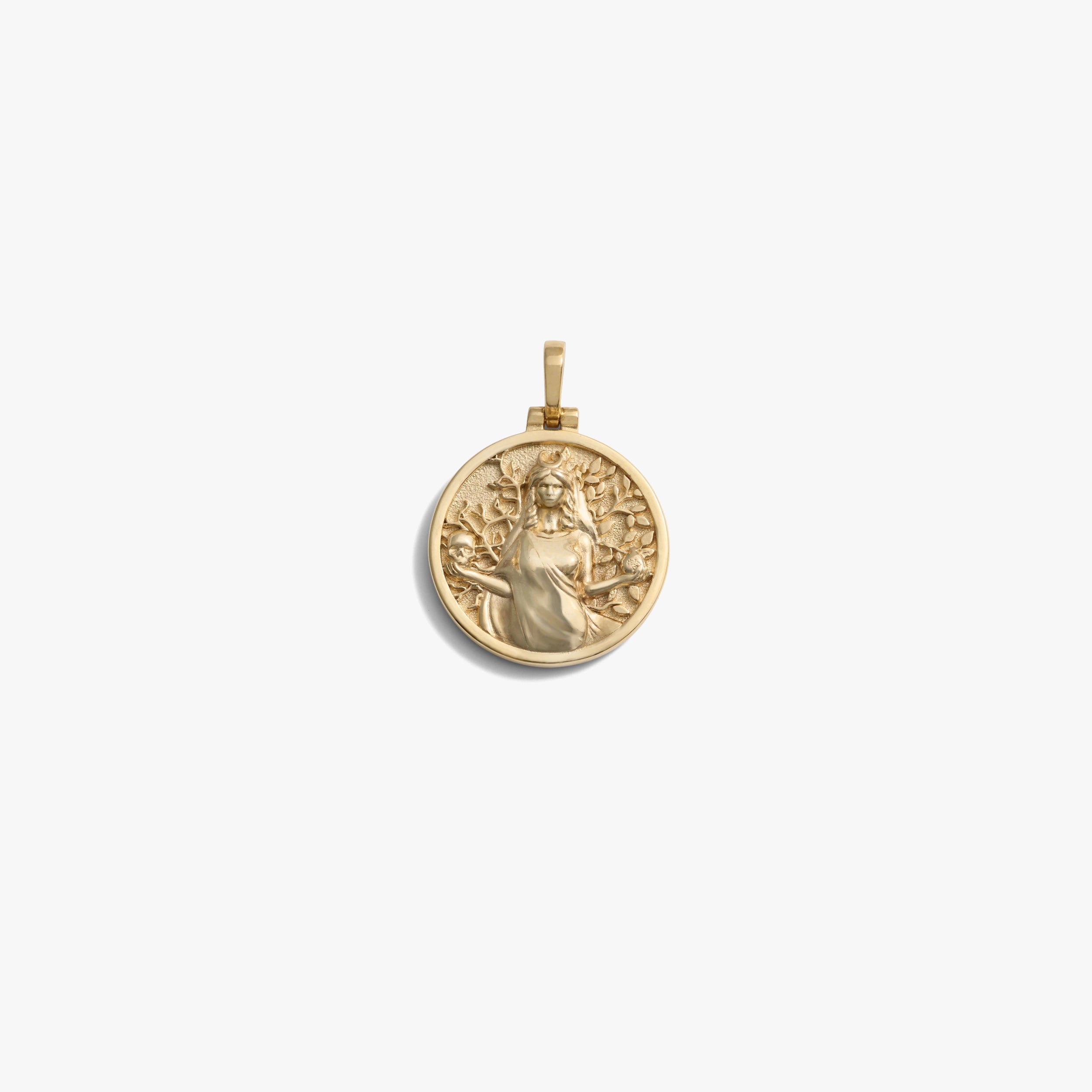 Awe Inspired Pendants 14K Yellow Gold Vermeil / Persephone Standard 20mm Goddess Reworks