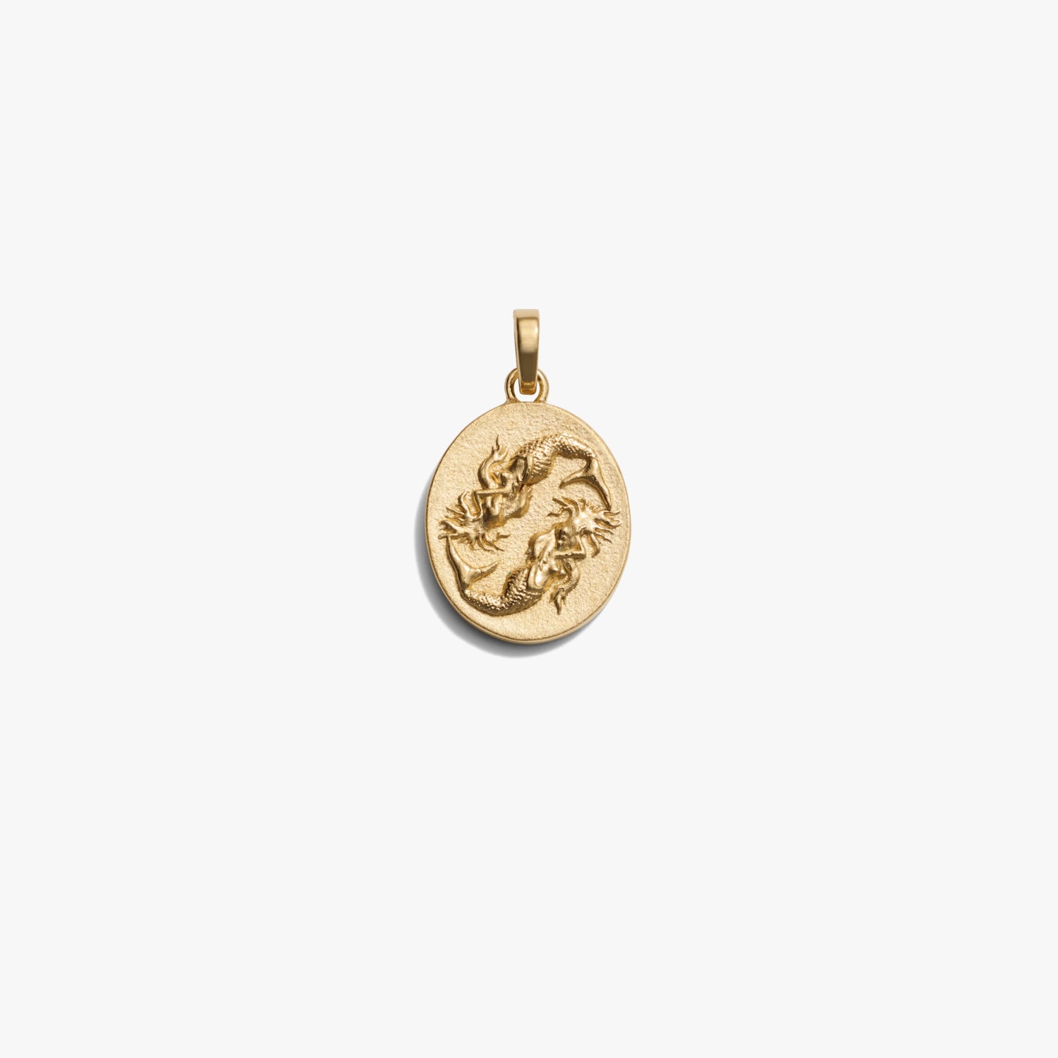 Product image of Awe Inspired Pendants 14K Yellow Gold Vermeil / Pisces / Standard Zodiac Goddess Pendant