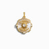 Awe Inspired Pendants 14K Yellow Gold Vermeil Prosperity & Abundance Coin