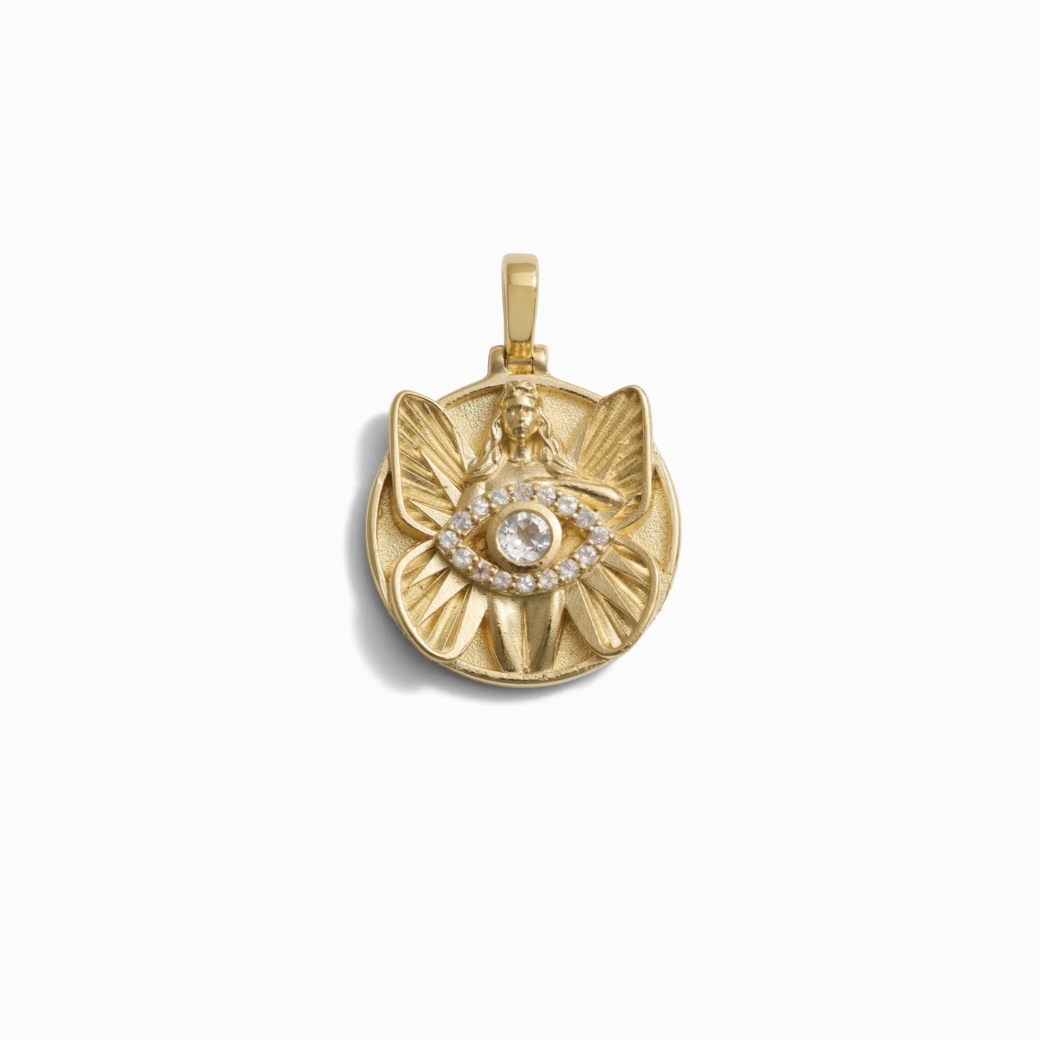 Product image of Awe Inspired Pendants 14K Yellow Gold Vermeil Psyche Goddess Pendant