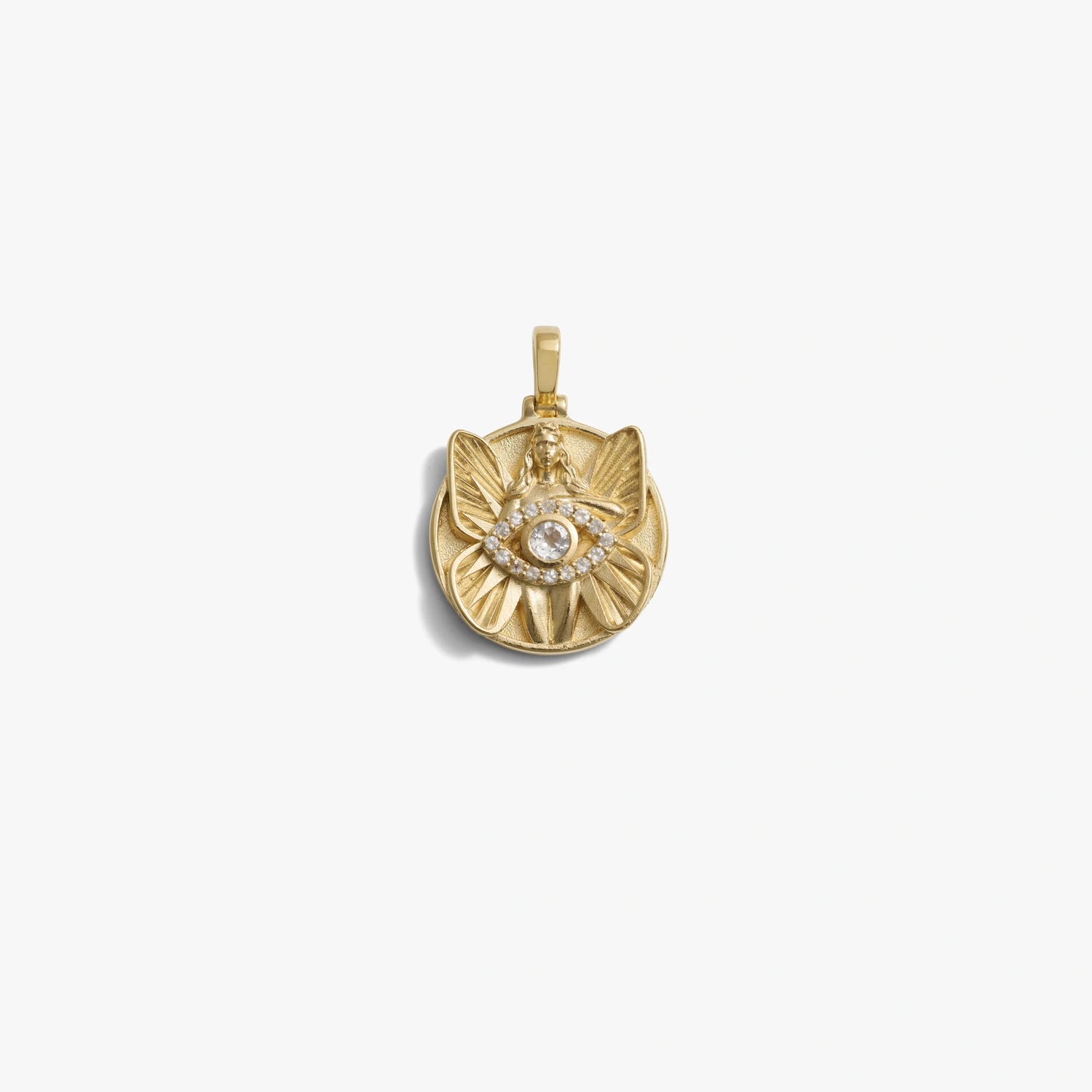 Awe Inspired Pendants 14K Yellow Gold Vermeil Psyche Pendant