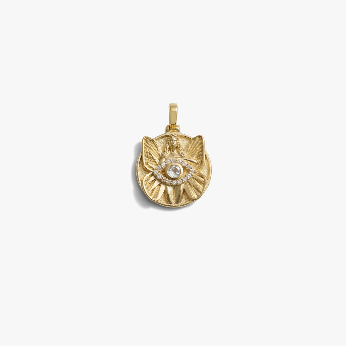 Awe Inspired Pendants 14K Yellow Gold Vermeil Psyche Pendant