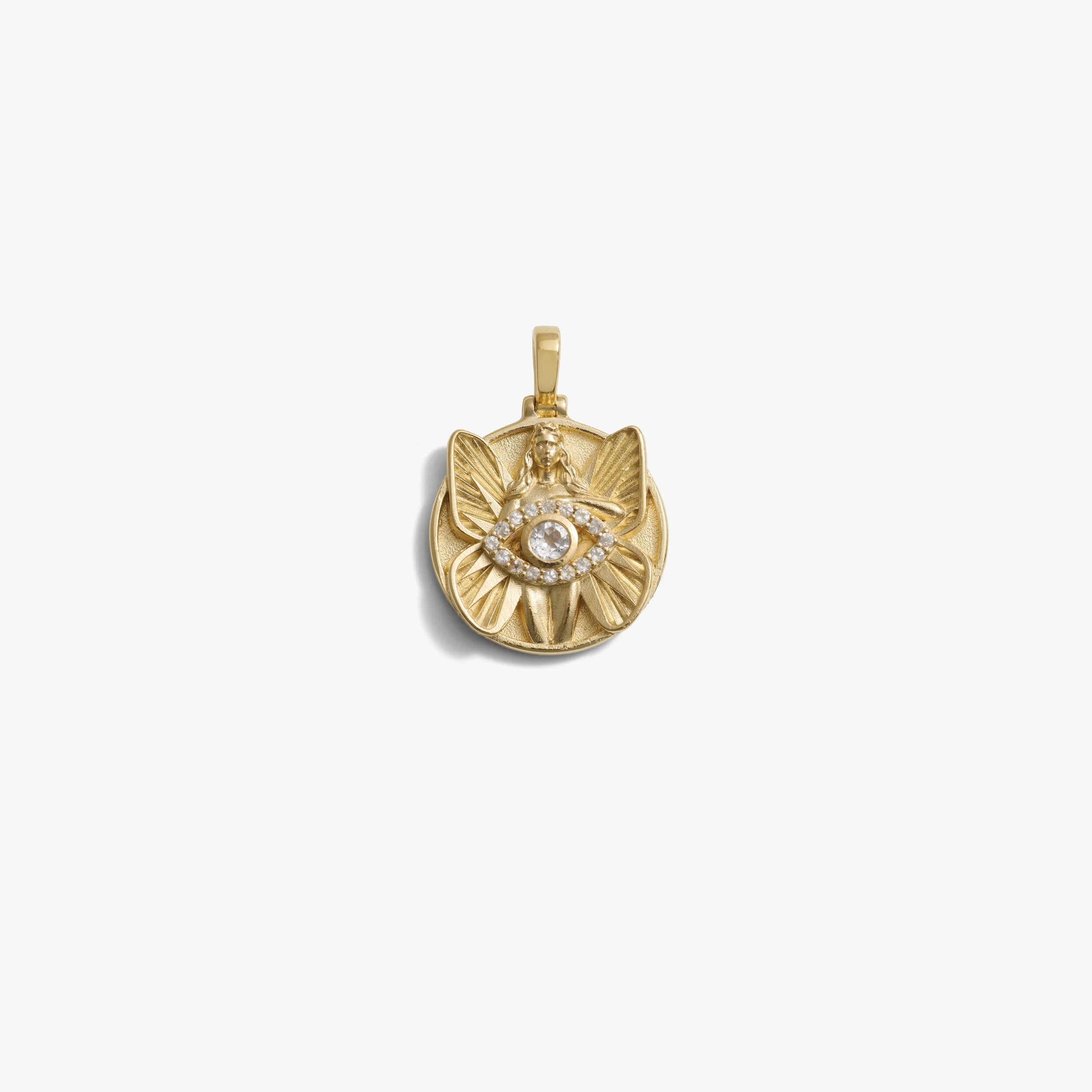 Awe Inspired Pendants 14K Yellow Gold Vermeil Psyche Pendant