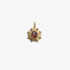 Awe Inspired Pendants 14K Yellow Gold Vermeil / Red Garnet Aura Pendant