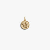 Awe Inspired Pendants 14K Yellow Gold Vermeil / Rhiannon Mini Goddess Coin Pendant