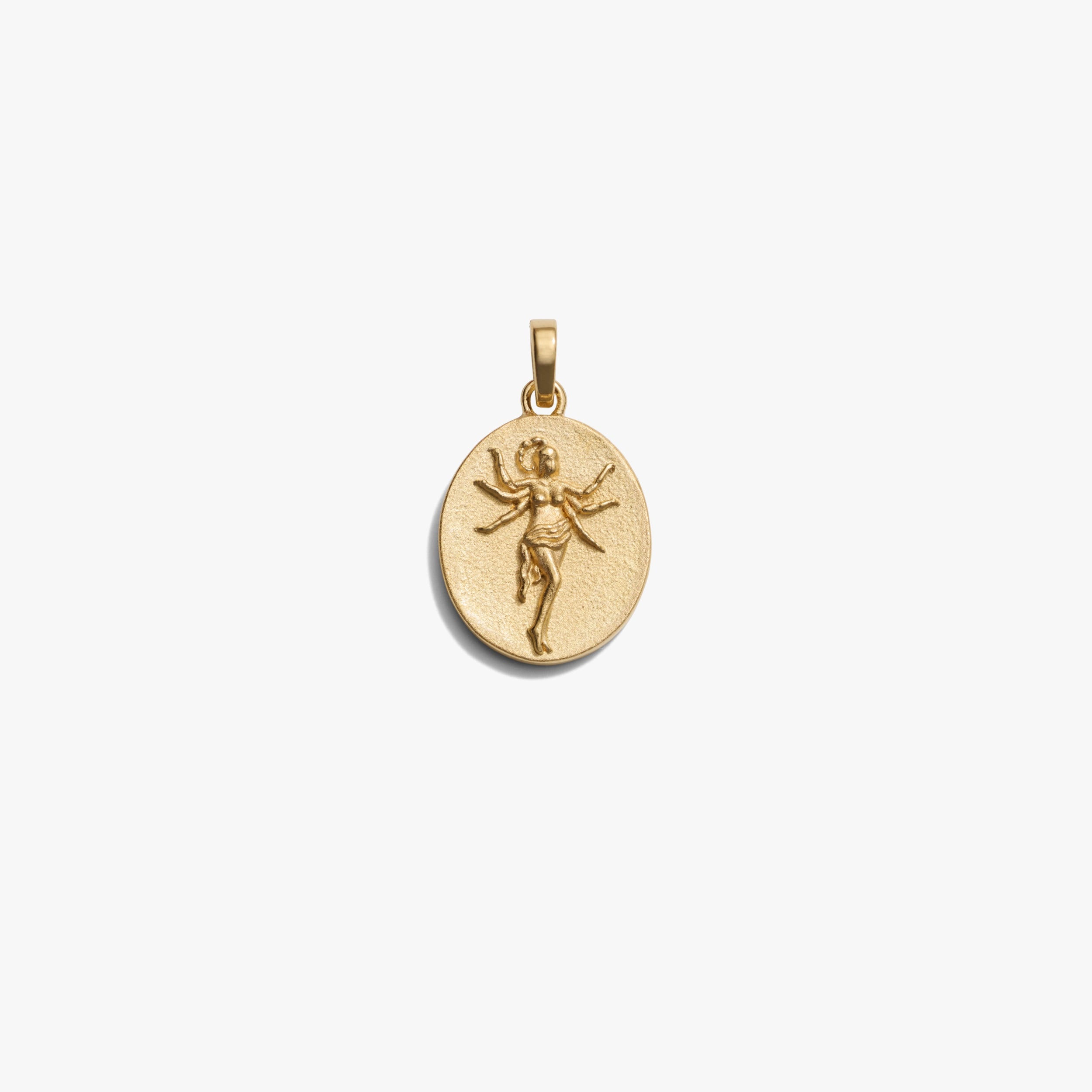 Awe Inspired Pendants 14K Yellow Gold Vermeil / Scorpio / Standard Zodiac Goddess Pendant
