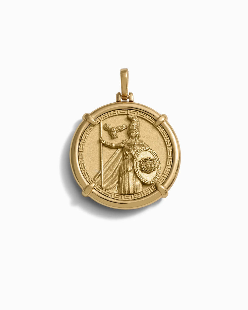 Awe Inspired Pendants 14K Yellow Gold Vermeil Special Edition Athena Pendant