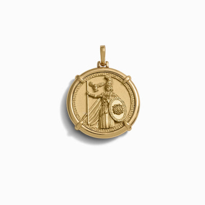 Awe Inspired Pendants 14K Yellow Gold Vermeil Special Edition Athena Pendant