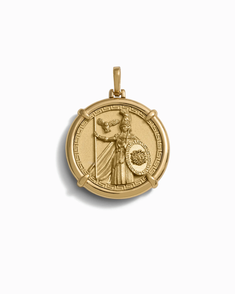 Awe Inspired Pendants 14K Yellow Gold Vermeil Special Edition Athena Pendant
