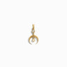 Awe Inspired Pendants 14K Yellow Gold Vermeil / Standard Crescent Spike Opal Amulet