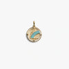 Awe Inspired Pendants 14K Yellow Gold Vermeil / Standard Iris Pendant