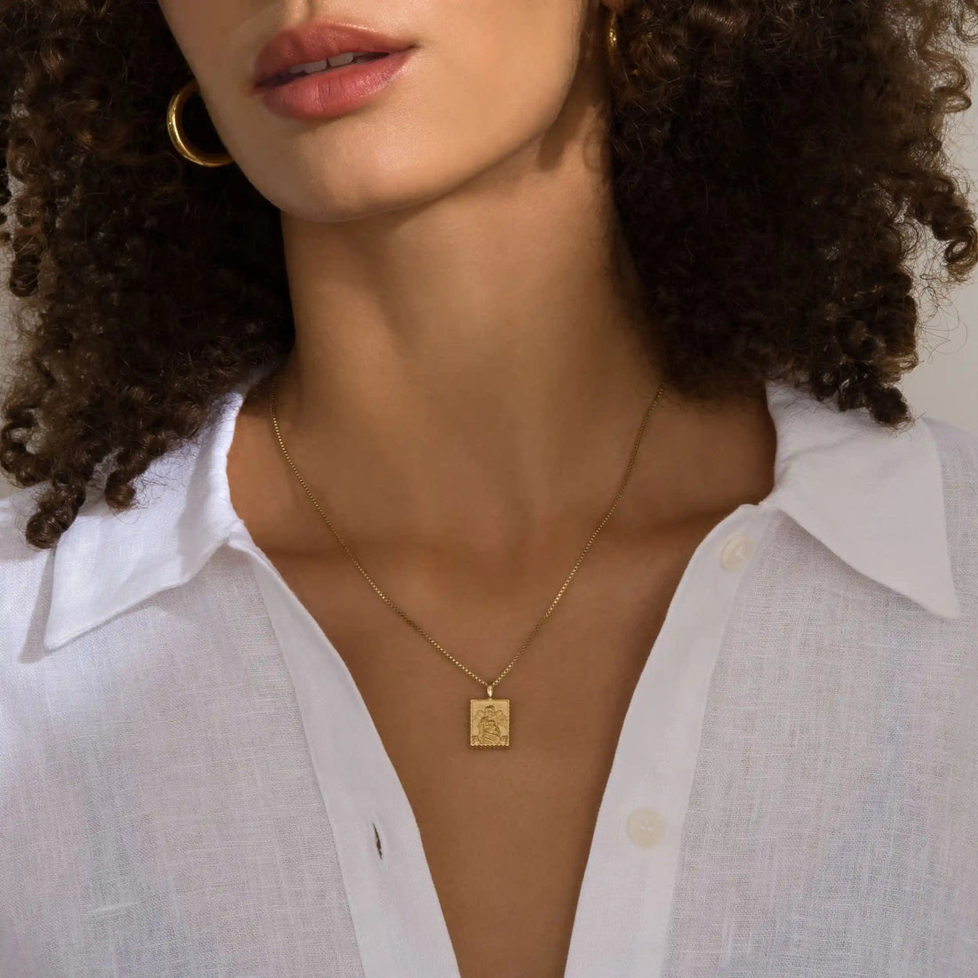 Awe Inspired Pendants 14K Yellow Gold Vermeil / Standard Lilith Tablet