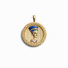 Awe Inspired Pendants 14K Yellow Gold Vermeil / Standard Nefertiti Pendant