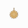 Awe Inspired Pendants 14K Yellow Gold Vermeil / Standard Purpose Over Perfect Affirmation Coin Pendant