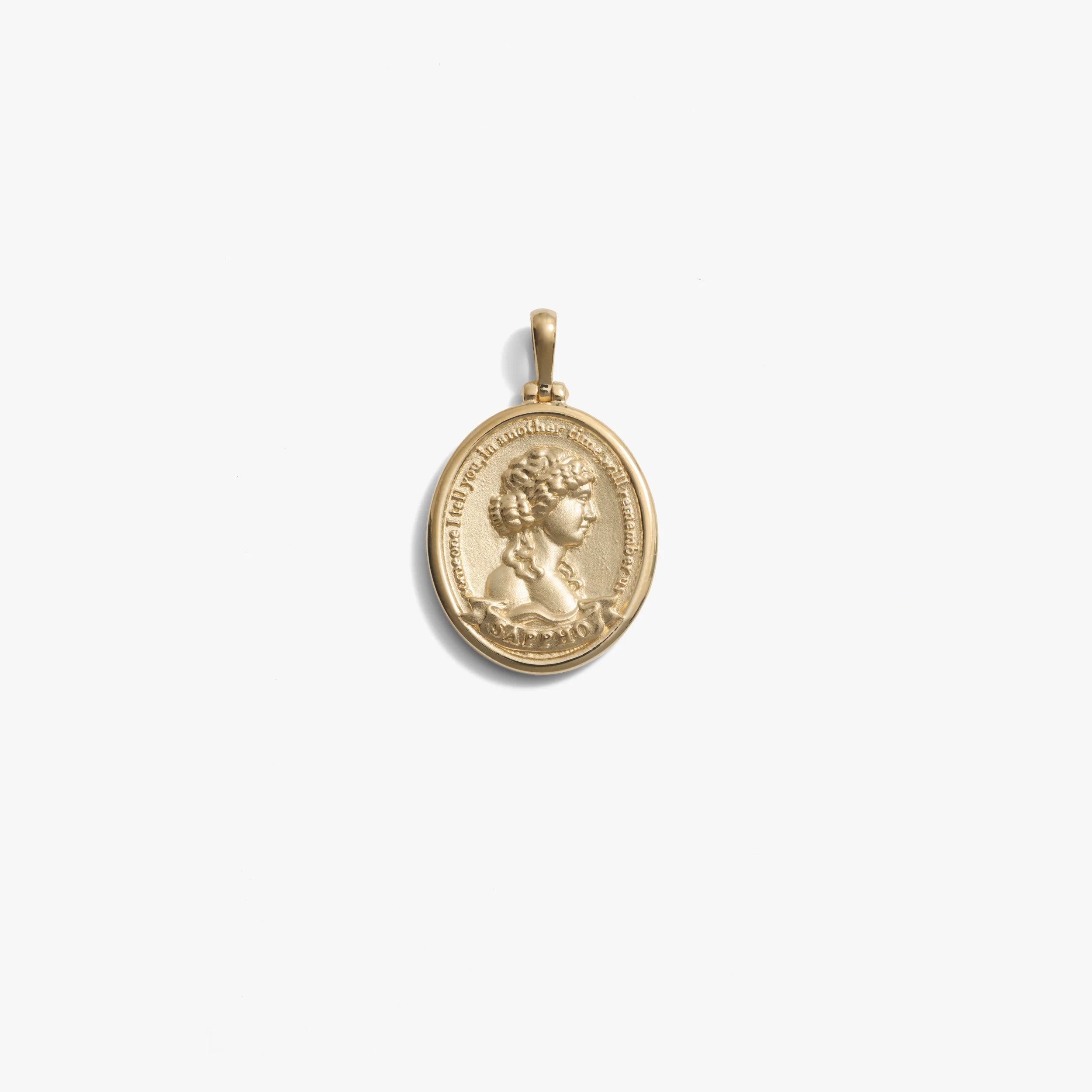 Awe Inspired Pendants 14K Yellow Gold Vermeil / Standard Sappho Pendant