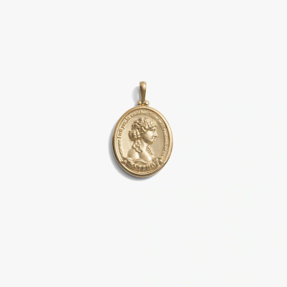 Awe Inspired Pendants 14K Yellow Gold Vermeil / Standard Sappho Pendant