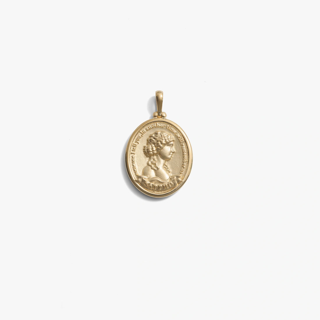 Awe Inspired Pendants 14K Yellow Gold Vermeil / Standard Sappho Pendant