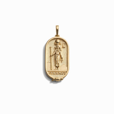 Awe Inspired Pendants 14K Yellow Gold Vermeil / Standard Sekhmet Tablet