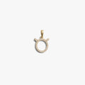 Awe Inspired Pendants 14K Yellow Gold Vermeil / Taurus / Mini Zodiac Gemstone Amulet