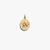 Awe Inspired Pendants 14K Yellow Gold Vermeil / Taurus / Standard Zodiac Goddess Pendant