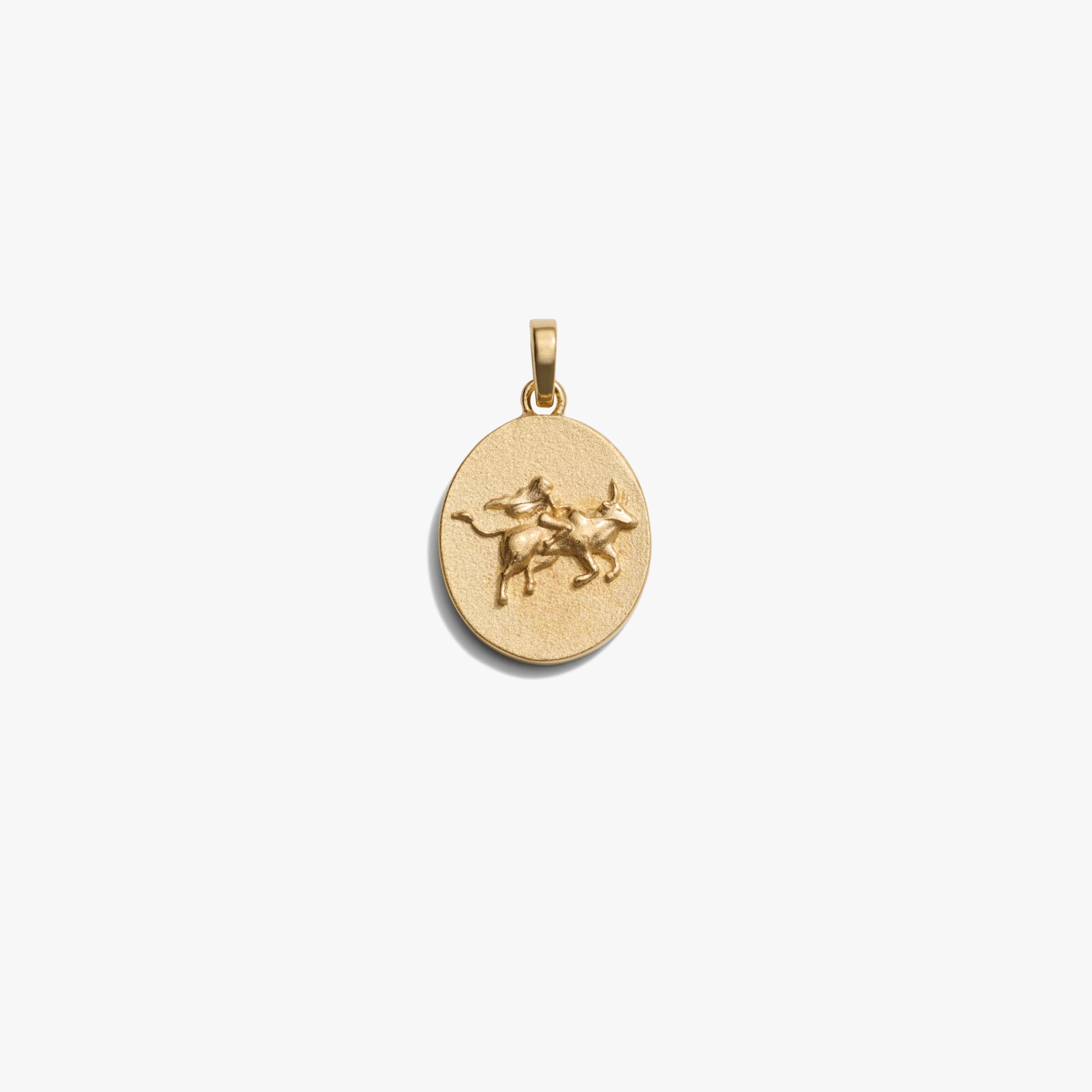 Awe Inspired Pendants 14K Yellow Gold Vermeil / Taurus / Standard Zodiac Goddess Pendant