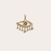 Awe Inspired Pendants 14K Yellow Gold Vermeil Third Eye Amulet