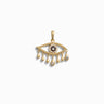 Awe Inspired Pendants 14K Yellow Gold Vermeil Third Eye Amulet