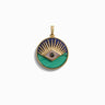 Awe Inspired Pendants 14K Yellow Gold Vermeil Third Eye Coin Pendant