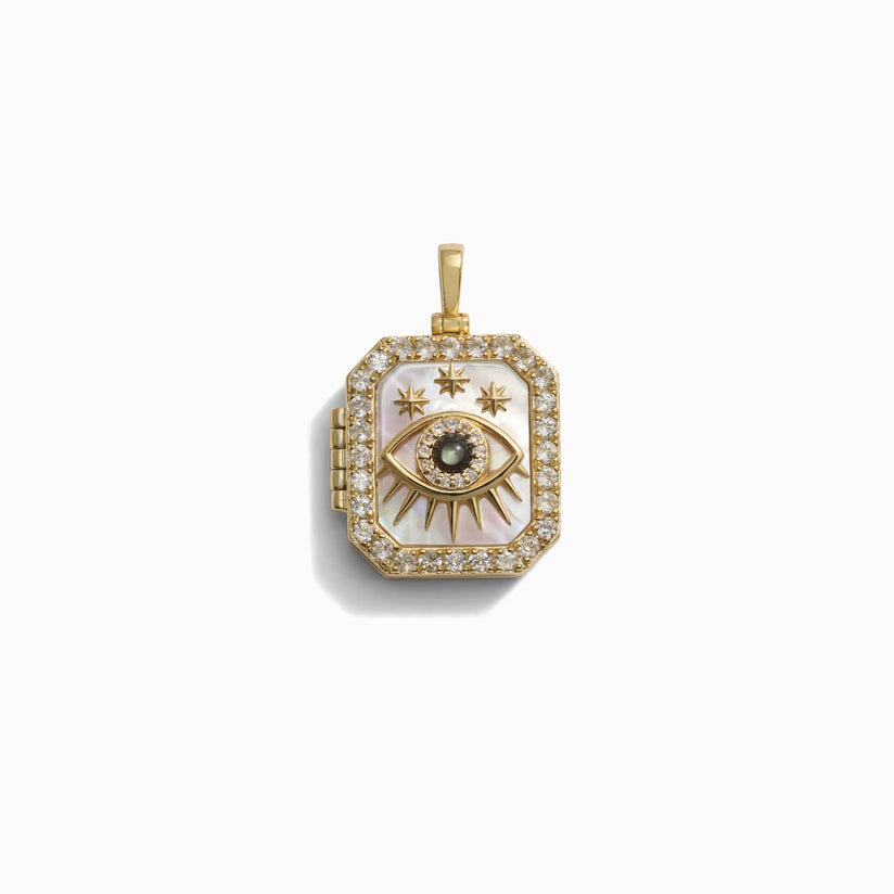 Third eye pendant gold clearance