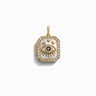 Awe Inspired Pendants 14K Yellow Gold Vermeil Third Eye Locket