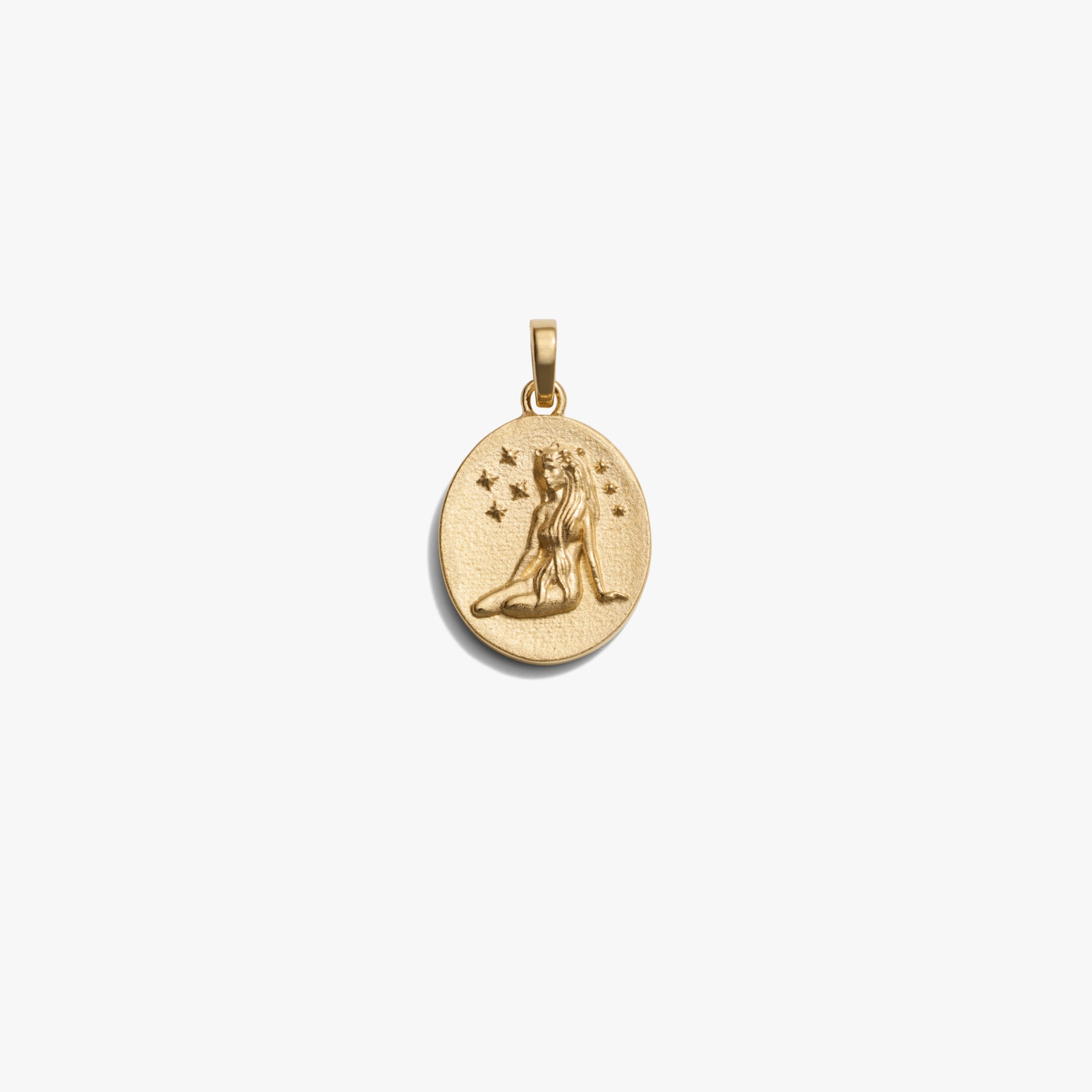 Awe Inspired Pendants 14K Yellow Gold Vermeil / Virgo / Standard Zodiac Goddess Pendant