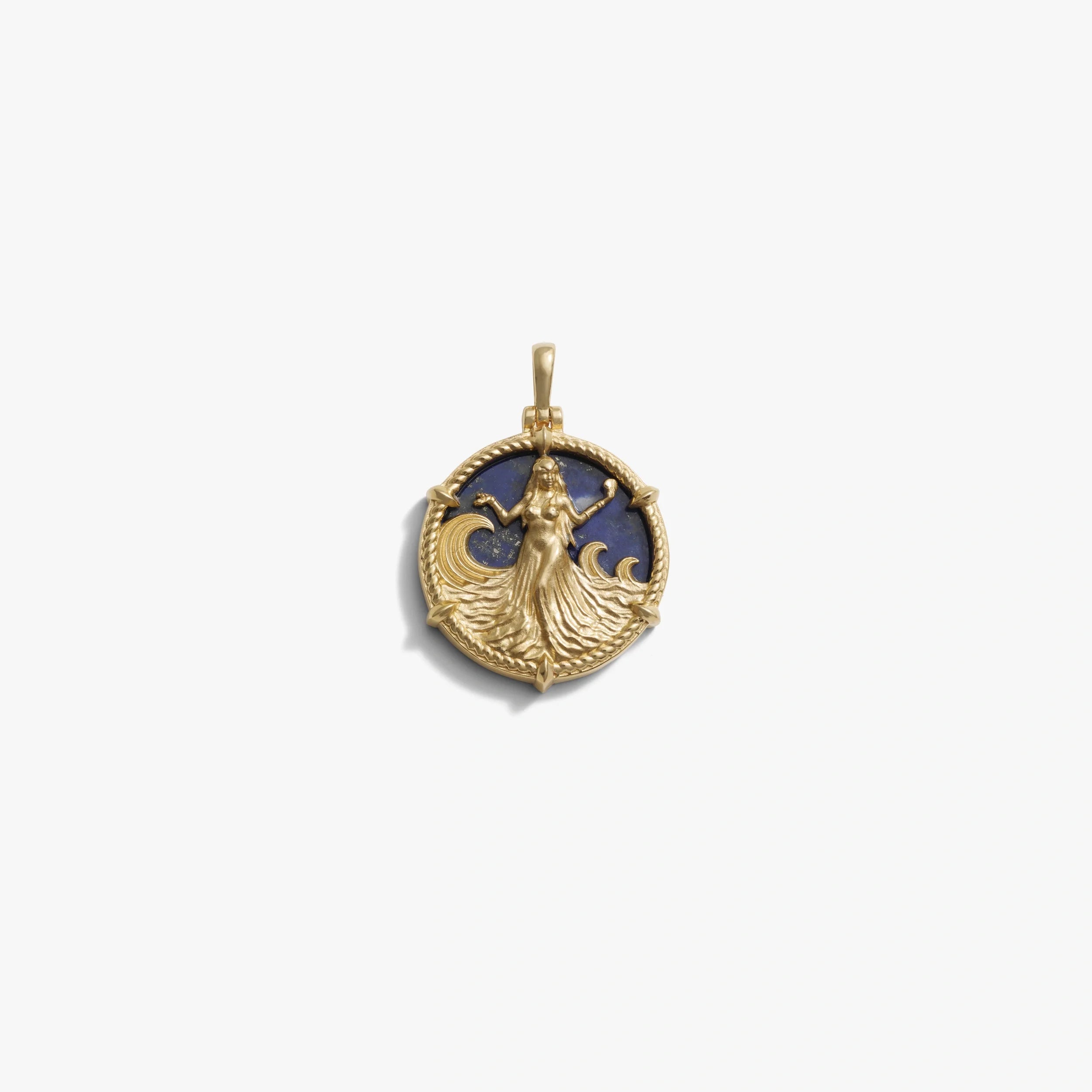 Awe Inspired Pendants 14K Yellow Gold Vermeil Yemaya Pendant