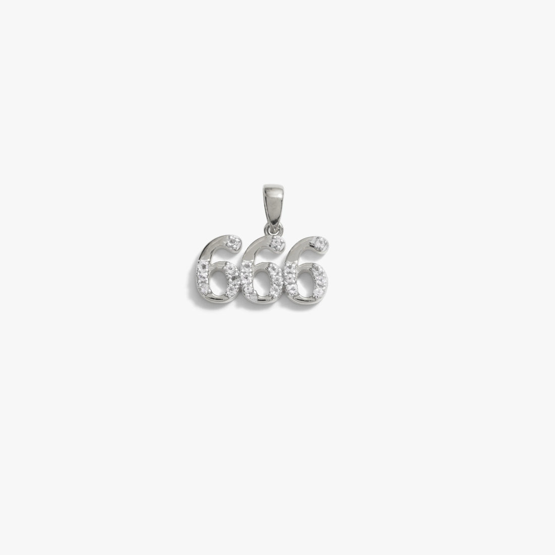 Awe Inspired Pendants 925 Sterling Silver / 666 Angel Number Amulet