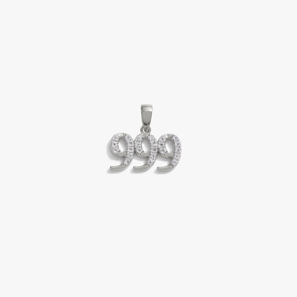 Awe Inspired Pendants 925 Sterling Silver / 999 / Mini 999 Angel Number Amulet