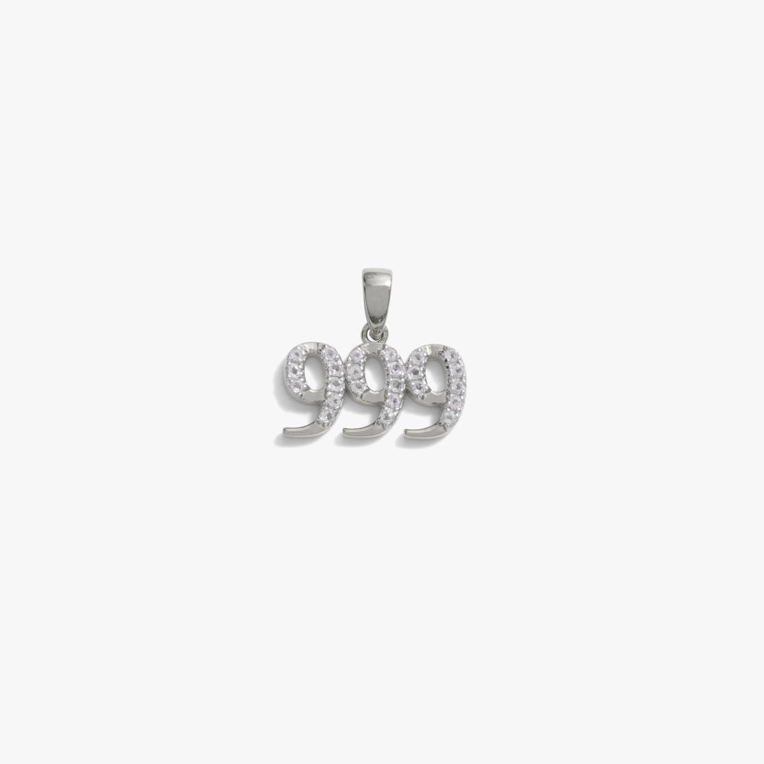 Awe Inspired Pendants 925 Sterling Silver / 999 / Mini 999 Angel Number Amulet