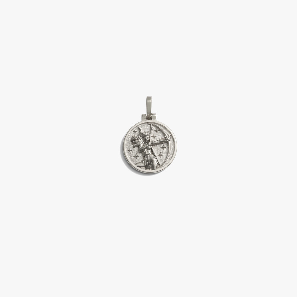 Awe Inspired Pendants 925 Sterling Silver / Artemis Mini 15mm Goddess Reworks