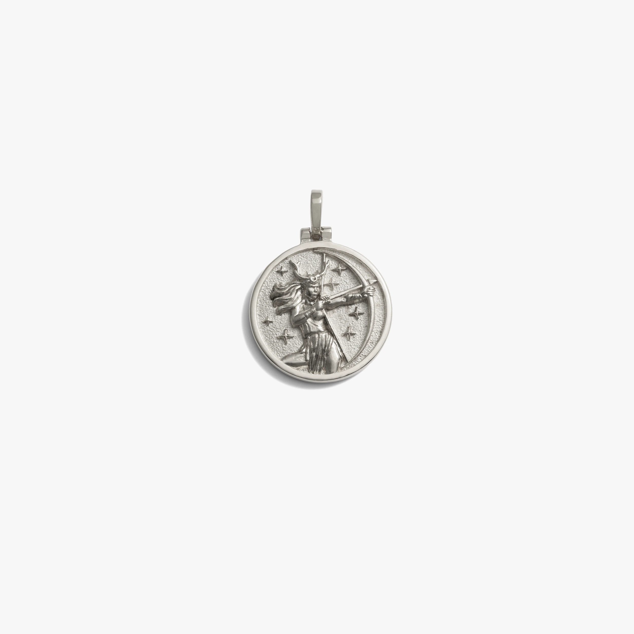 Awe Inspired Pendants 925 Sterling Silver / Artemis Standard 20mm Goddess Reworks