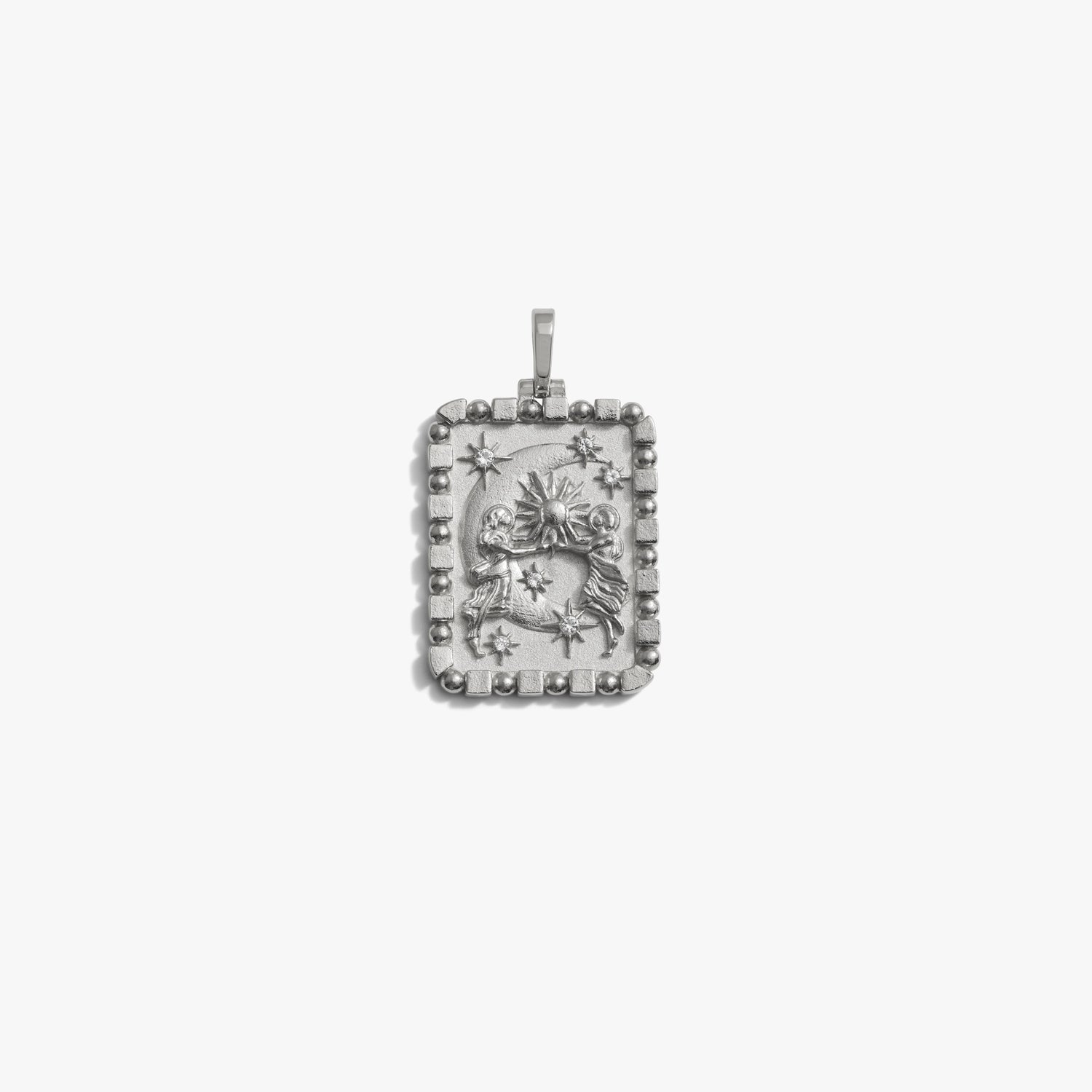 Awe Inspired Pendants 925 Sterling Silver Celestial Duo Pendant