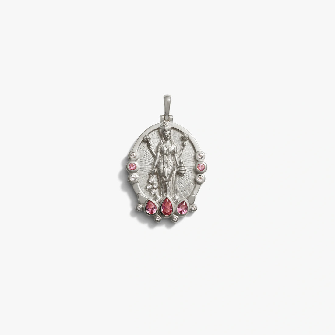 Awe Inspired Pendants 925 Sterling Silver Lakshmi Pendant
