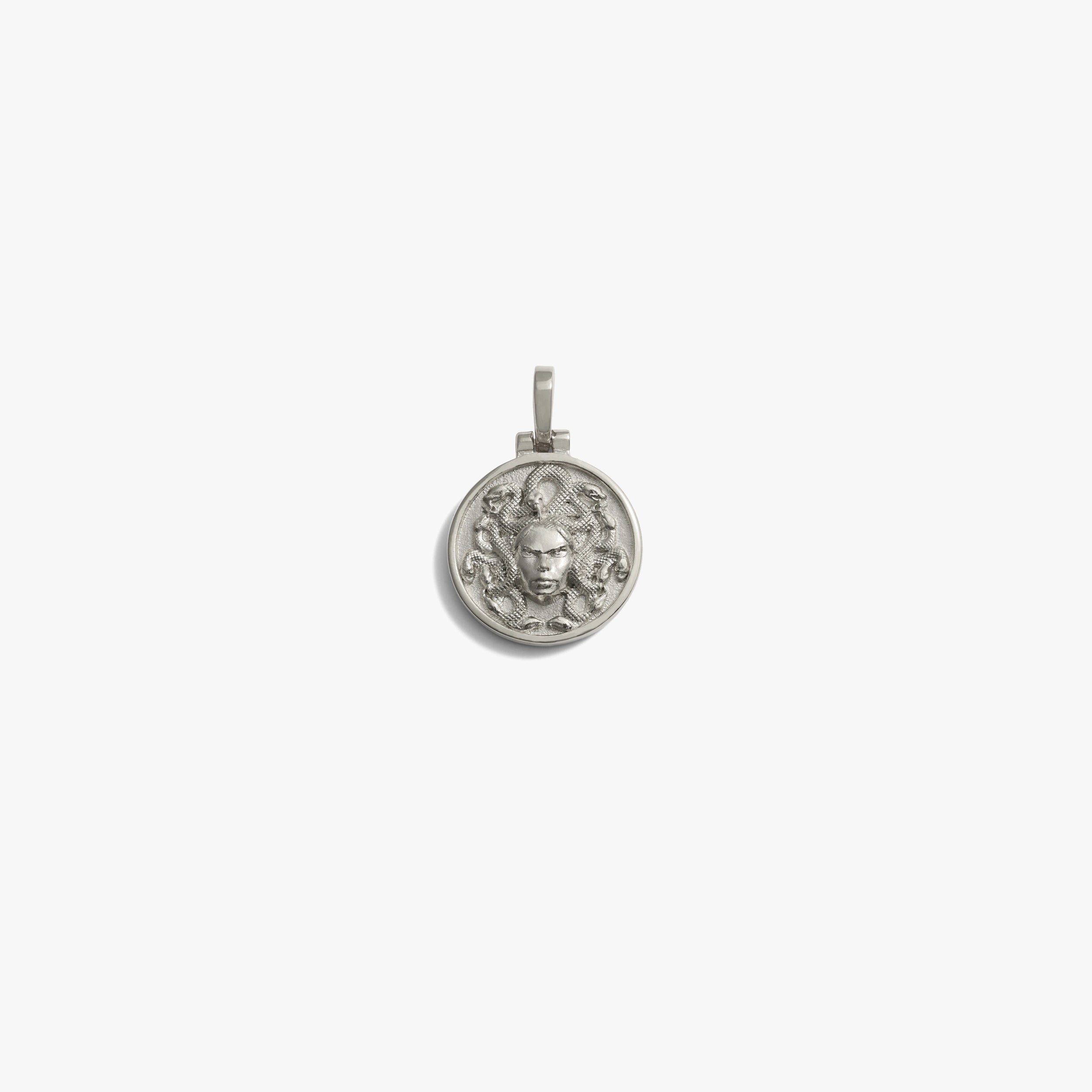Awe Inspired Pendants 925 Sterling Silver / Medusa Mini 15mm Goddess Reworks