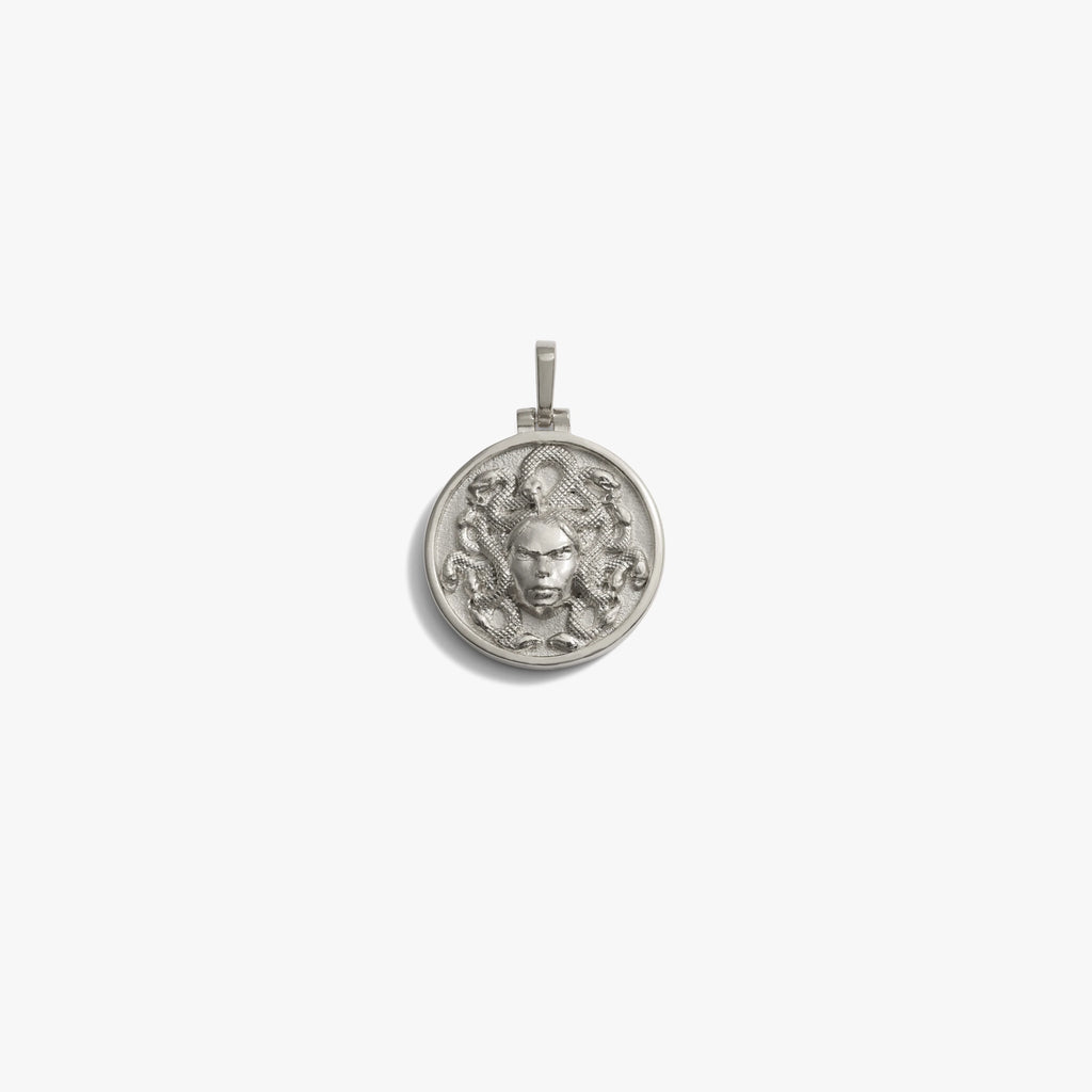 Awe Inspired Pendants 925 Sterling Silver / Medusa Standard 20mm Goddess Reworks