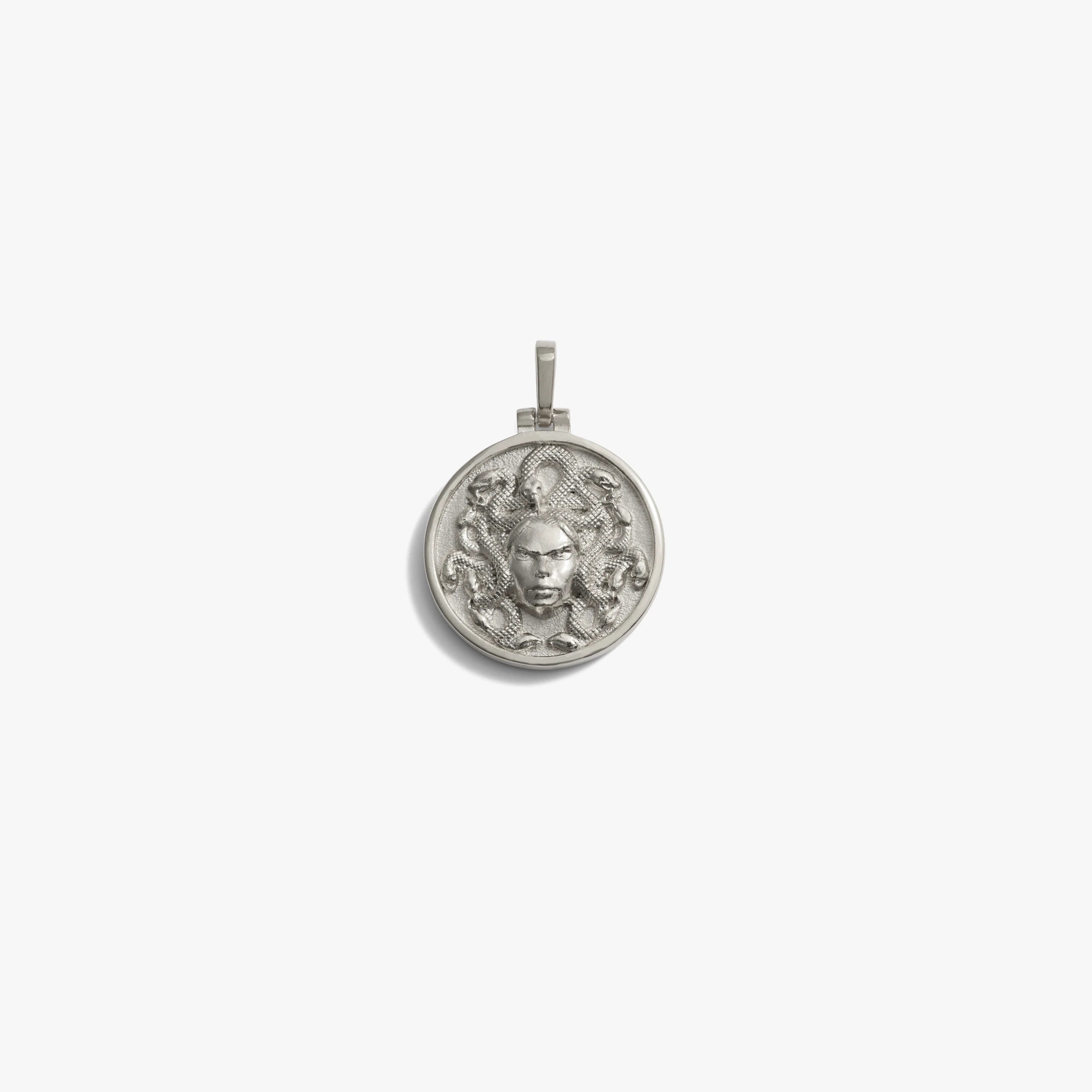 Awe Inspired Pendants 925 Sterling Silver / Medusa Standard 20mm Goddess Reworks