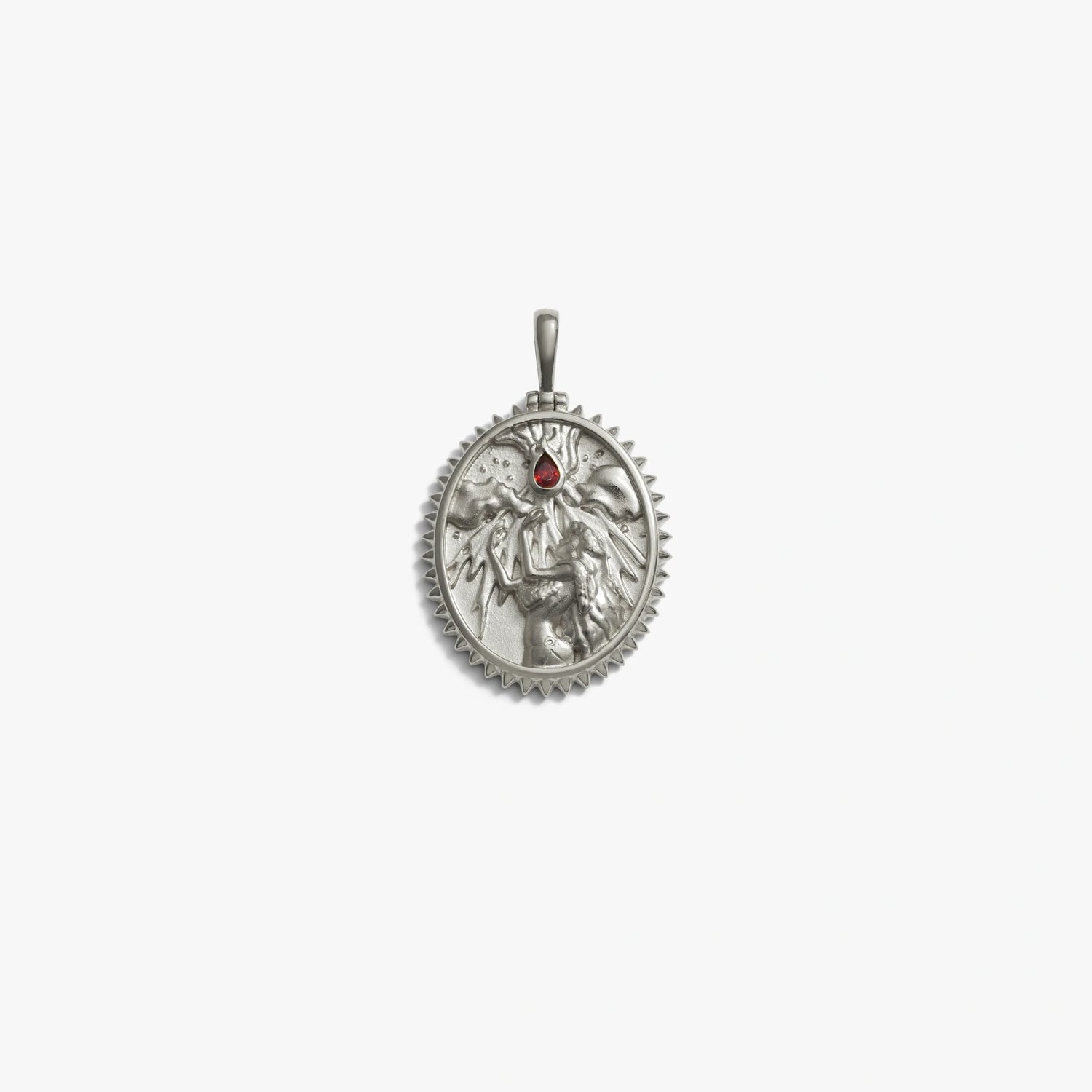 Awe Inspired Pendants 925 Sterling Silver Pele Pendant