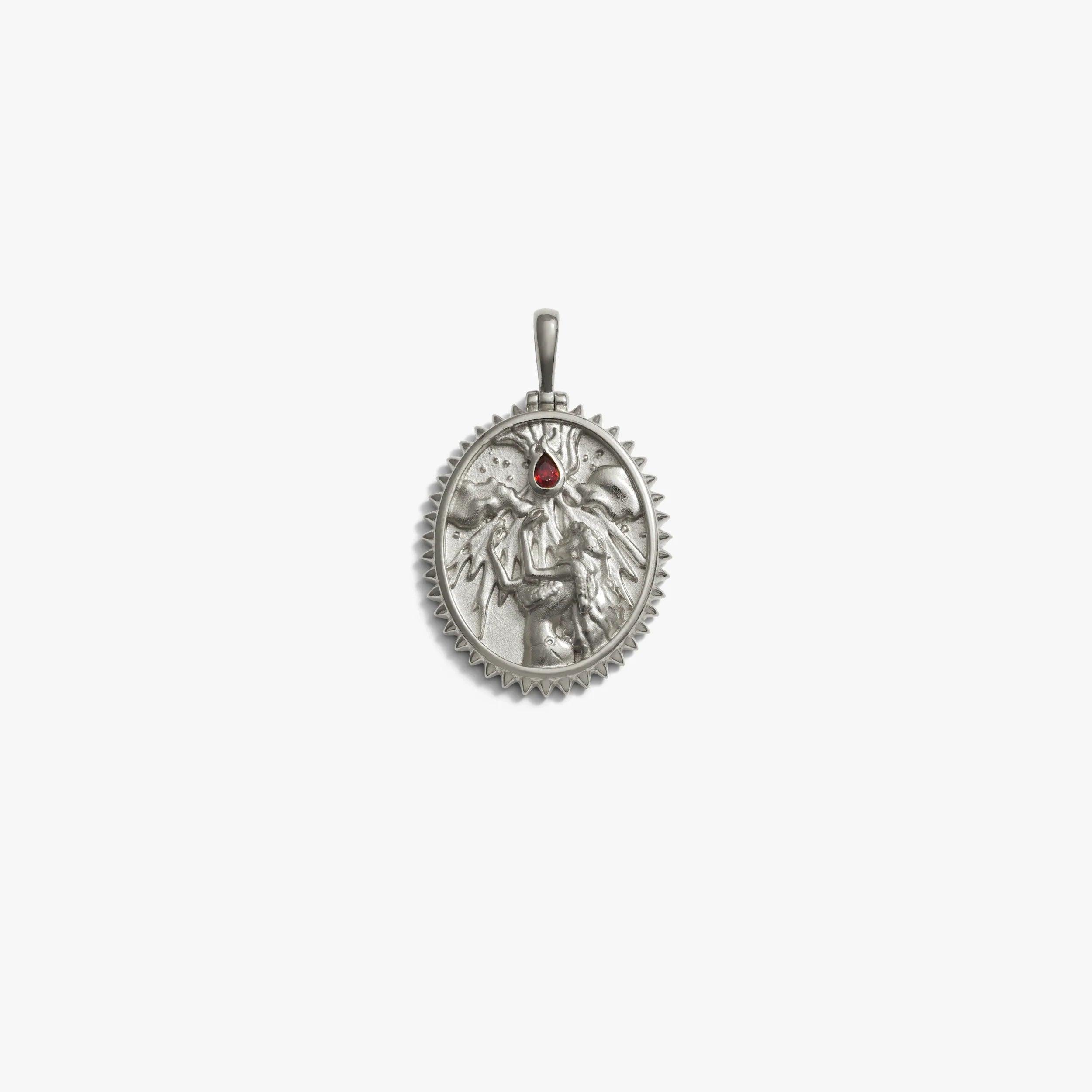 Awe Inspired Pendants 925 Sterling Silver Pele Pendant