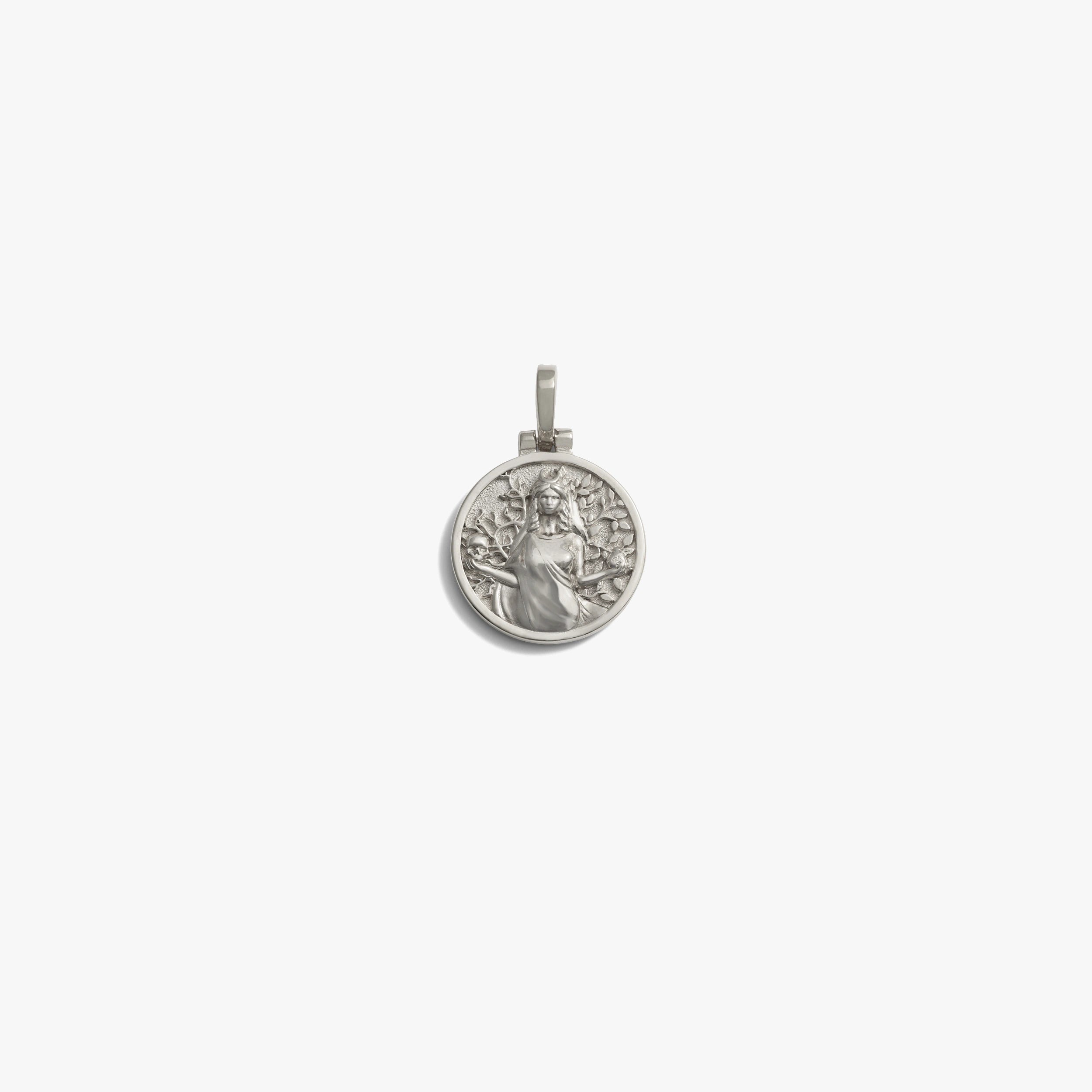 Awe Inspired Pendants 925 Sterling Silver / Persephone Mini 15mm Goddess Reworks